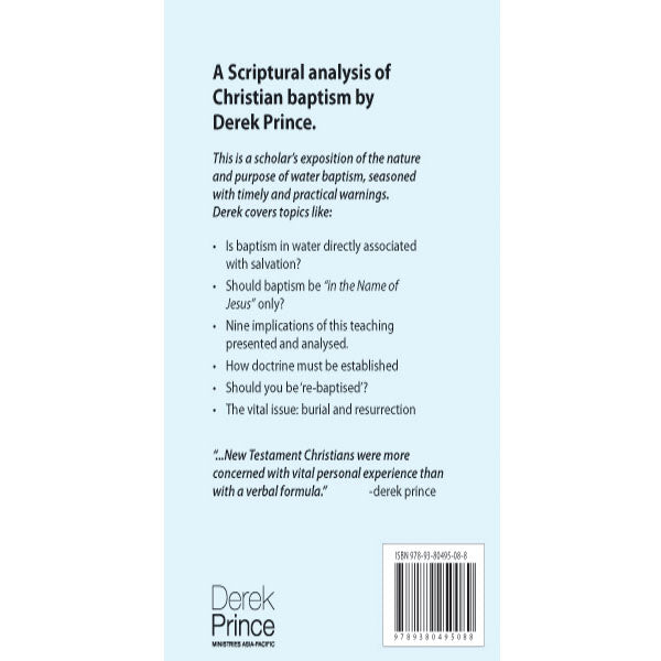 Burial By Baptism - English