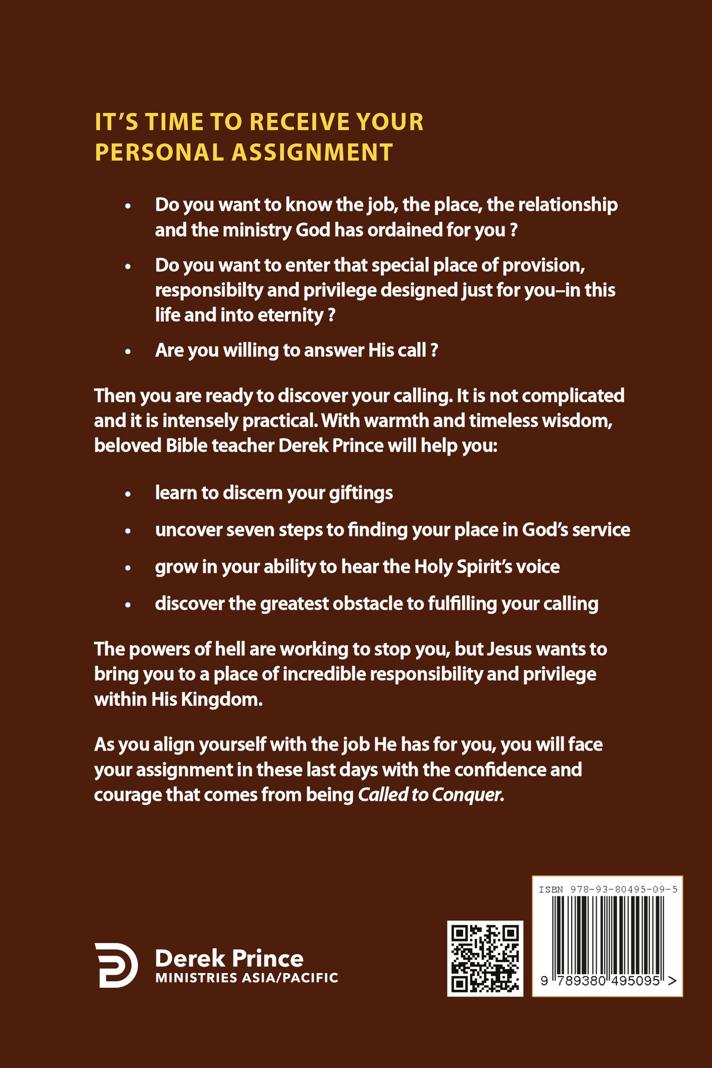 Called To Conquer - English